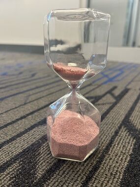 Pink Sand Hourglass Decorative Timer - Home Accents